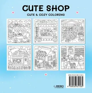 Coloring Book Cafe - Cute Shop - afbeelding 2