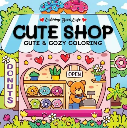 Coloring Book Cafe - Cute Shop - afbeelding 1