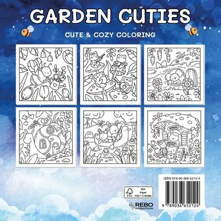 Garden Cuties - Cute & Cozy Coloring