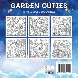 Garden Cuties - Cute & Cozy Coloring