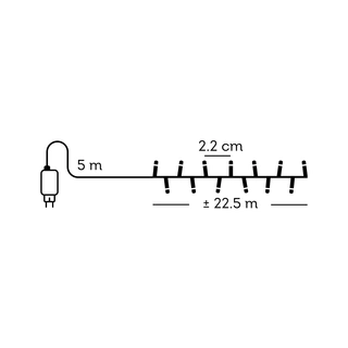 Compact LED Lights - Lumineo - 1000 lampjes soft gold - afbeelding 4