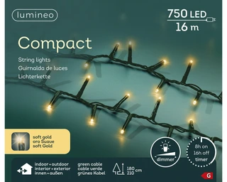 Compact LED Lights - Lumineo - 750 lampjes soft gold - afbeelding 7