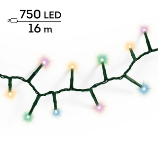 Compact LED Lights Twinkle - Lumineo - 750 lampjes Soft Multicolor - afbeelding 1