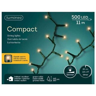 Compact LED Lights - Lumineo - 500 lampjes klassiek warm - afbeelding 2