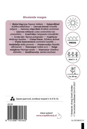 Cruydt-Hoeck Bloeiende Voegen - Voor Open Bestrating En Stapstenen - afbeelding 2