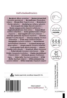 Cruydt-Hoeck Halfschaduwbloeiers - Voor Alle Gronden - afbeelding 2