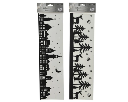 Decoris Raamdecoratie 50x14cm Zwart (assorti)