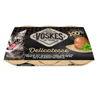 Delicatesse Kat Gelei Tonijn/SJ schelp 150g - Voskes