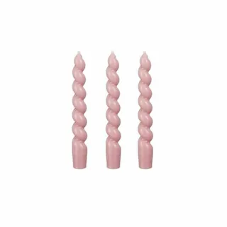 Dinerkaars Twist D2.4h18.5cm Licht roze - afbeelding 1