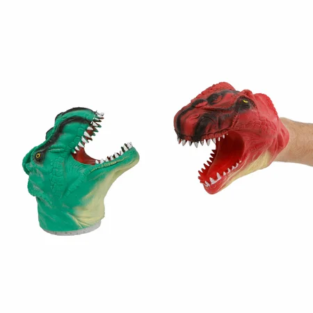 Dinoworld Dinosaurus Handpop 14 cm – Speelse kunststof handpop voor kinderen