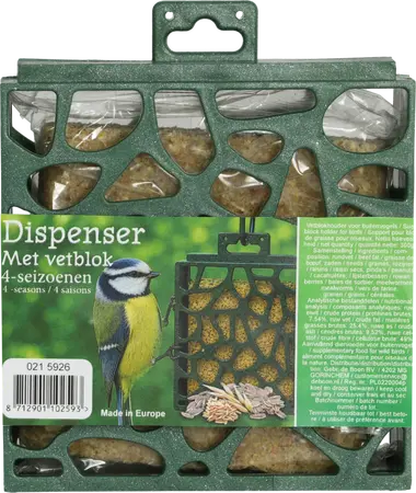 Dispenser met vetblok 4-seizoenen