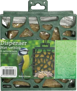 Dispenser met vetblok 4-seizoenen