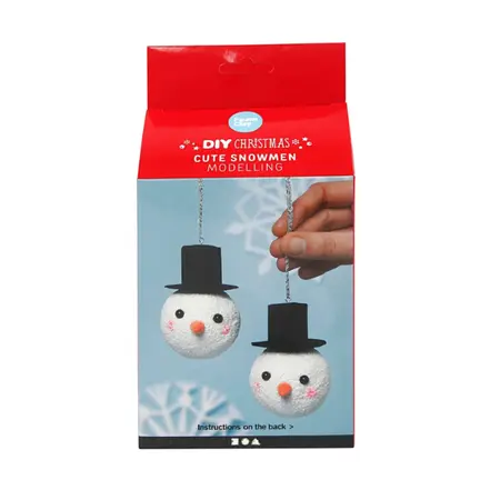 DIY Foam Clay Cute Snowmen - afbeelding 1