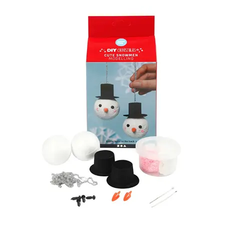 DIY Foam Clay Cute Snowmen - afbeelding 2
