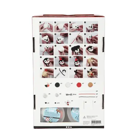 DIY Foam Clay Themaset - 7 Polar Ornaments - afbeelding 2