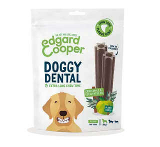 Edgard & Cooper - Doggy Dental Appel en & Eucalyptus Groot