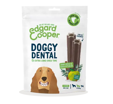 Edgard & Cooper - Doggy Dental Appel en & Eucalyptus Middel