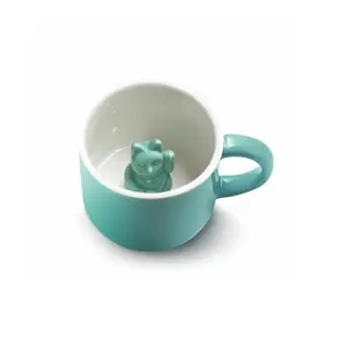 Donkey - Beker Gelukskat Maneki-Neko - Turquoise - afbeelding 1