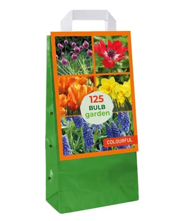 Draagtas Bulb Garden Colourful - 125 bloembollen