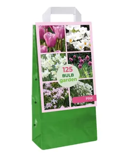 Draagtas Bulb Garden pink - 125 bloembollen