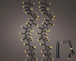 Duracharge Compact Twinkle - 160 LED Klassiek Warm (USB-oplaadbaar) - afbeelding 1
