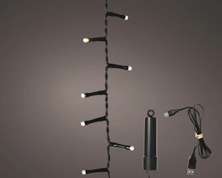 Duracharge Compact Twinkle - 160 LED Warm Wit (USB oplaadbaar) - afbeelding 2