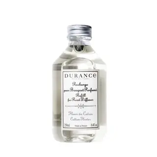 Durance - navulling geurstokjes - fleur de coton - katoen bloesem - 250ml
