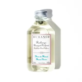 Durance Monoï Flower Navulling – 250 ml – Geurstokjes & Diffuser