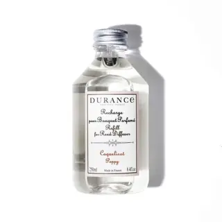Durance Coquelicot Navulling – 250 ml – Geurstokjes / Diffuser