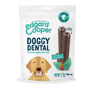 Edgard & Cooper - Doggy Dental Aardbei en Mint Groot