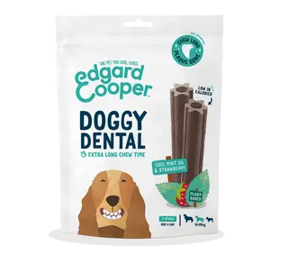 Edgard & Cooper - Doggy Dental Aardbei en Mint Middel