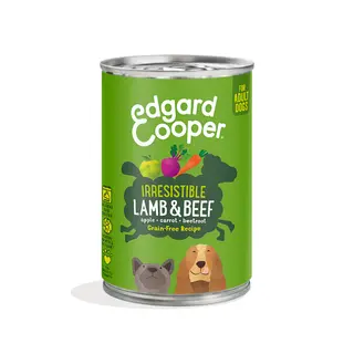 Edgard & Cooper - Hond Blik Adult Lam & Rund 400g - afbeelding 1