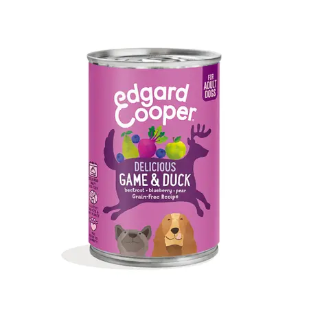 Edgard & Cooper - Hond Blik Adult Wild & Eend 400g - afbeelding 1