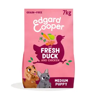Edgard & Cooper - Hond Brok Puppy Verse Eend & Kip 7kg - afbeelding 1