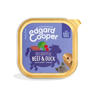 Edgard & Cooper - Hond Kuipje Rund & Eend 150g