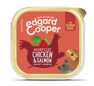 Edgard & Cooper - Hond Kuipje Senior Kip&Zalm 150g - afbeelding 1