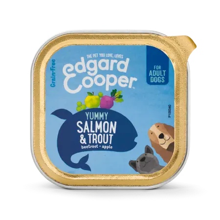 Edgard & Cooper - Hond Kuipje Zalm&Kalkoen 150g - afbeelding 1