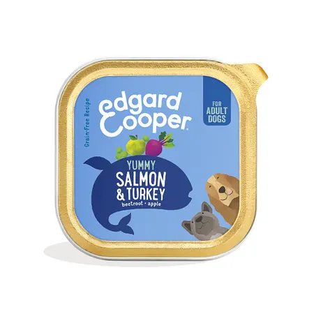 Edgard & Cooper - Hond Kuipje Zalm & Kalkoen 150g - afbeelding 1