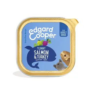 Edgard & Cooper - Hond Kuipje Zalm & Kalkoen 150g