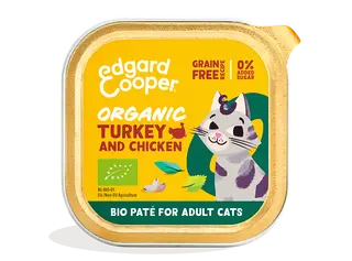 Edgard & Cooper - Kat Adult Pate Biologische Kalkoen en Kip 85g - afbeelding 1