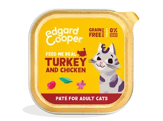 Edgard & Cooper - Kat Adult Pate Kalkoen en Kip 85g - afbeelding 1
