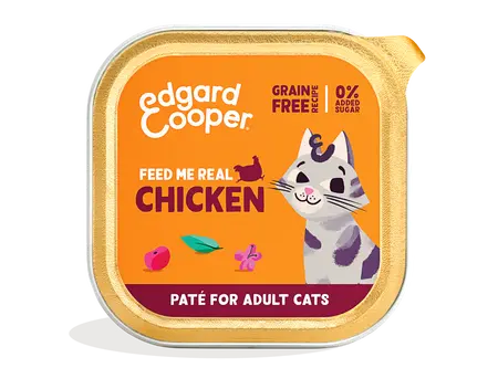 Edgard & Cooper - Kat Adult Pate Kip 85g - afbeelding 1