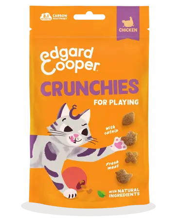 Edgard & Cooper - Kattensnack Crunchies Kip 50g - afbeelding 1