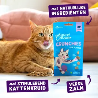 Edgard & Cooper - Kattensnack Crunchies Zalm 50g - afbeelding 6