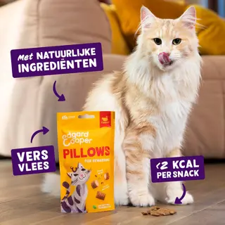 Edgard & Cooper - Kattensnack Pillows Kalkoen 60g - afbeelding 5