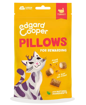 Edgard & Cooper - Kattensnack Pillows Kalkoen 60g - afbeelding 1
