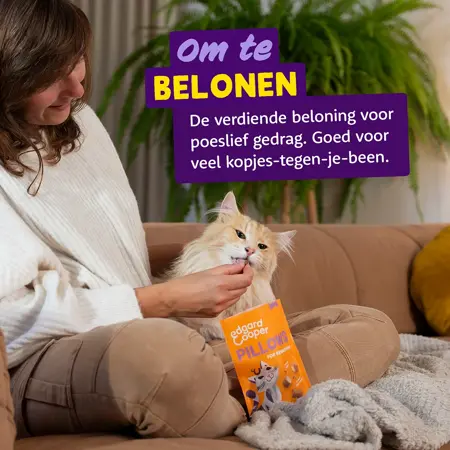 Edgard & Cooper - Kattensnack Pillows Kip 60g - afbeelding 4