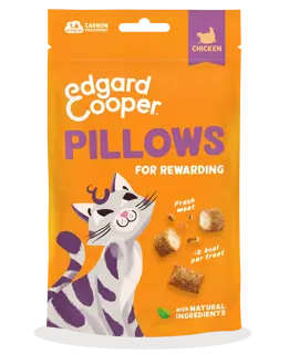 Edgard & Cooper - Kattensnack Pillows Kip 60g - afbeelding 1
