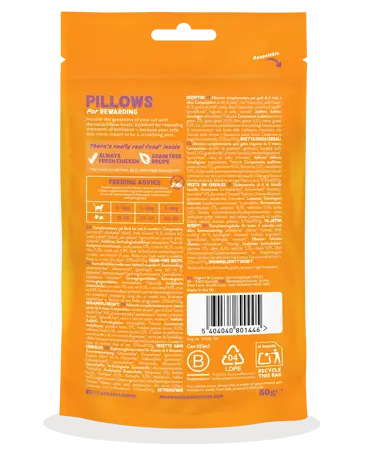 Edgard & Cooper - Kattensnack Pillows Kip 60g - afbeelding 2