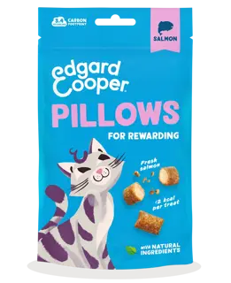 Edgard & Cooper - Kattensnack Pillows Zalm 60g - afbeelding 1